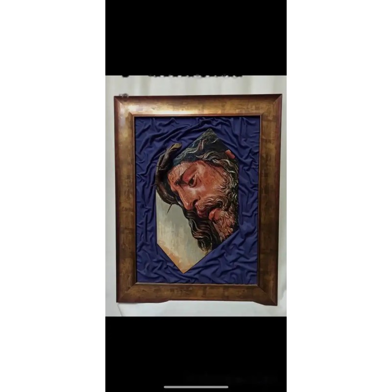 Óleo Cristo Gran Poder - Cuadro Religioso Artístico Firmado José Pulgar