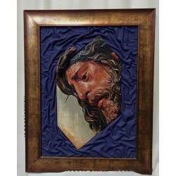 Óleo Cristo Gran Poder - Cuadro Religioso Artístico Firmado José Pulgar
