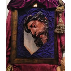 Óleo Cristo Gran Poder - Cuadro Religioso Artístico Firmado José Pulgar