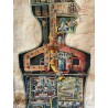 Póster Científico Vintage - El Hombre como Palacio Industrial - Anatomía Ilustrada