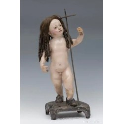 Es­cue­la an­da­lu­za, po­si­ble­men­te se­vi­lla­na, de ca. 1700. “Niño Jesús”. Ma­de­ra ta­lla­da