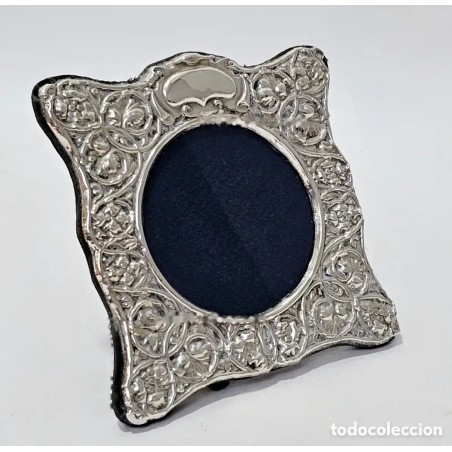 Marco Vintage de Plata Inglesa - Obra Maestra de Orfebrería de Birmingham