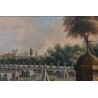 Pintura Histórica de la Feria de Abril en Sevilla - Escena Costumbrista del Siglo XIX