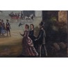 Pintura Histórica de la Feria de Abril en Sevilla - Escena Costumbrista del Siglo XIX