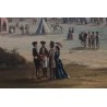 Pintura Histórica de la Feria de Abril en Sevilla - Escena Costumbrista del Siglo XIX