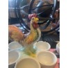 Pareja de Hueveras Vintage con Forma de Gallo - Cerámica Decorativa para Huevos