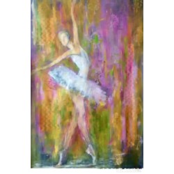 MARISA SATORRE (Valencia, 1951). Sin título. Colección Tiempo de baile 2019. Pintura acrílica