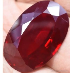 Gran rubí de 87.10 CT con certificado - Piedra preciosa exclusiva.
