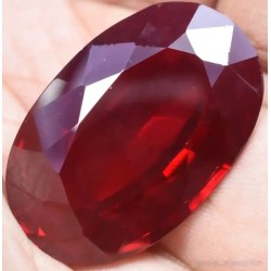 Gran rubí de 87.10 CT con certificado - Piedra preciosa exclusiva.