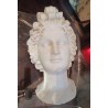 Marmol Bust XIX - Escultura clásica de 37 cm