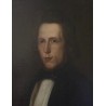 Pareja de óleo del S.XIX - Retratos enmarcados 48X57 cm