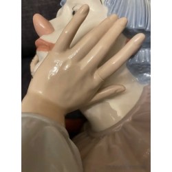 Payaso de Lladró - Figura de porcelana con detalle de rostro