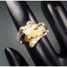 Anillo de plata con ópalo natural, pieza única de maestro joyero