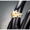 Anillo de plata con ópalo natural, pieza única de maestro joyero