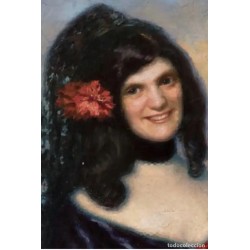 EDUARDO CHICHARRO BRIONES (Madrid, 1905 – 1964). Sin título. Óleo sobre lienzo.