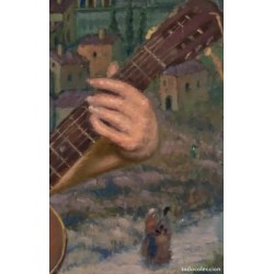 EDUARDO CHICHARRO BRIONES (Madrid, 1905 – 1964). Sin título. Óleo sobre lienzo.