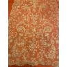 Mantilla chal de Bruselas, color crema claro, encaje fino