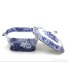 Sopera inglesa ”Abbey” en loza estampada de George Jones & Sons, hacia 1925.