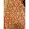 Mantilla chal de Bruselas, color crema claro, encaje fino