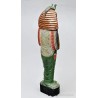 Escultura de Tutankamón en madera policromada, años 60, 99.5x24x17 cm