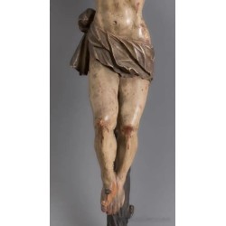 Escuela española del siglo XVIII. “Cristo crucificado”.