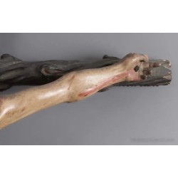 Escuela española del siglo XVIII. “Cristo crucificado”.