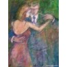 MARISA SATORRE (Valencia, 1951). Sin título. Colección Tiempo de baile.2017. Pintura acrílica
