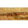 Escuela andaluza del siglo XIX. “En la feria”. Óleo sobre lienzo.