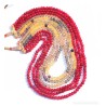 Fantástico Collar de Rubí y Fluorita con 700 CT - Elegante y Brillante