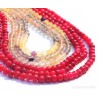 Fantástico Collar de Rubí y Fluorita con 700 CT - Elegante y Brillante