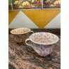 Pareja té tazas de la Cartuja Pickman.