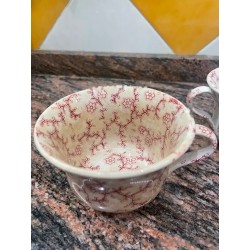 Pareja té tazas de la Cartuja Pickman.