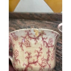 Pareja té tazas de la Cartuja Pickman.