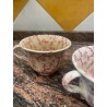 Pareja té tazas de la Cartuja Pickman.