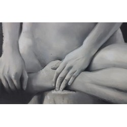 ALEXIS DIAZ (Buñol, 1980). Shadows. 2022. Oleo sobre lienzo.