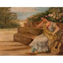 Escuela española, ca. 1900. Círculo de JOSÉ GARCÍA RAMOS