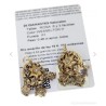 Pendientes tipo regional en oro amarillo de 18k, con diamantes