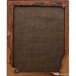 Óleo de finales XIX, Santiago Apóstol, Escuela Española, 90x73 cm