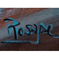 ROSA SATORRE PERIS (Valencia, 1961). Acrílico sobre contrachapado.