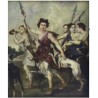 Interpretación de Diana Cazadora al Estilo de Rubens - Óleo Mitológico