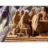 Escultura Religiosa de la Última Cena - Grupo Escultórico en Terracota