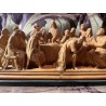 Escultura Religiosa de la Última Cena - Grupo Escultórico en Terracota