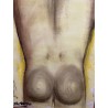 Pintura del famoso pintor y humorista D. Miguel Caiceo, desnudo artístico