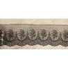 Encaje Negro Vintage Chantilly Francés Delicado Artesanal