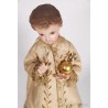Talla policromada de Niño Jesús, escuela catalana siglo XIX