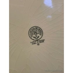 Jarrón Art Nouveau de Cerámica Blanca - Figura Femenina Modernista Cartuja-Pickman
