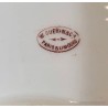 Fuente Cuadrada Porcelana Limoges V. Guerin & CIA - Decoración Floral Vintage