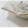 Fuente Cuadrada Porcelana Limoges V. Guerin & CIA - Decoración Floral Vintage