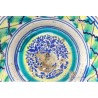 Lebrillo Antiguo Cerámica de Triana Siglo XIX - Cuenco Andaluz Verde Azul 37cm