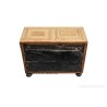 Arquilla Vintage con Cajones de Madera y Placas Decorativas de Hueso